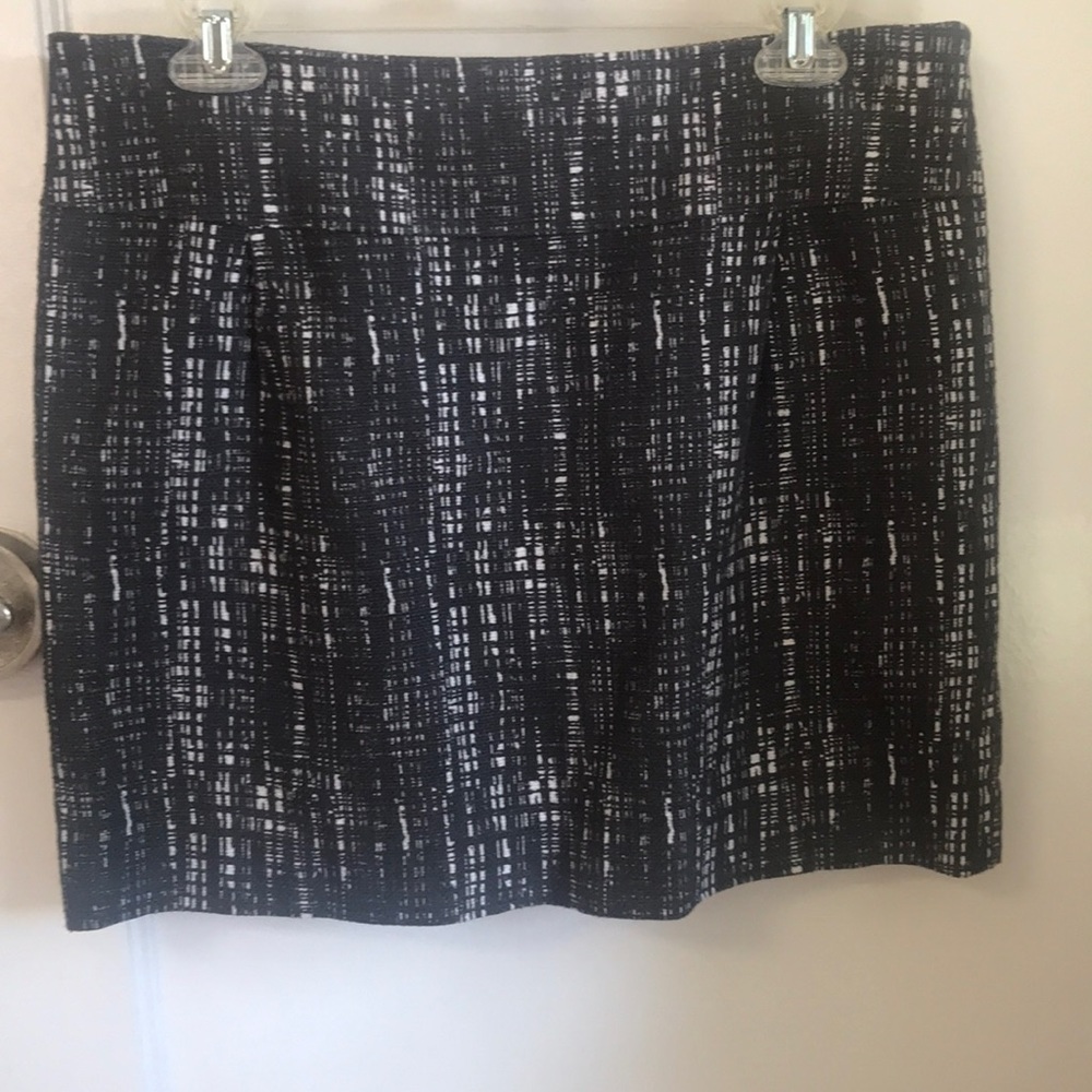 J. Crew Black and White Skirt